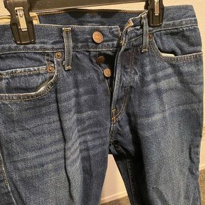 ✨button fly holister jeans